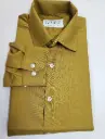Men's Mustard Yellow Full Sleeve Formal Shirt