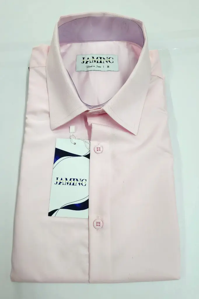 Men's Pastel Pink Formal Long sleeve shirt