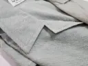 Men's Cuban Collar Loose Fit Half Sleeves Shirt in Grey