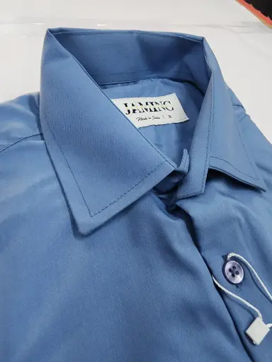 Men's Denim Blue Full Sleeve Formal Shirt