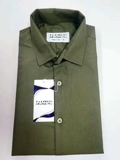 Men's Mehendi Green Formal Long sleeve shirt