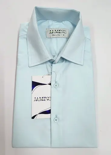 Men's Pastel Blue Formal Long sleeve shirt