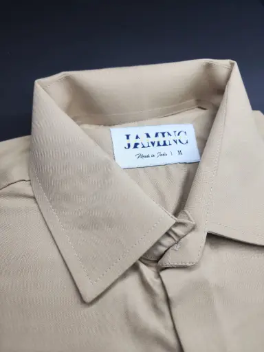 Men's Khaki Formal Long sleeve shirt