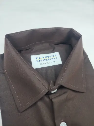 Men's Brown Formal Long sleeve shirt